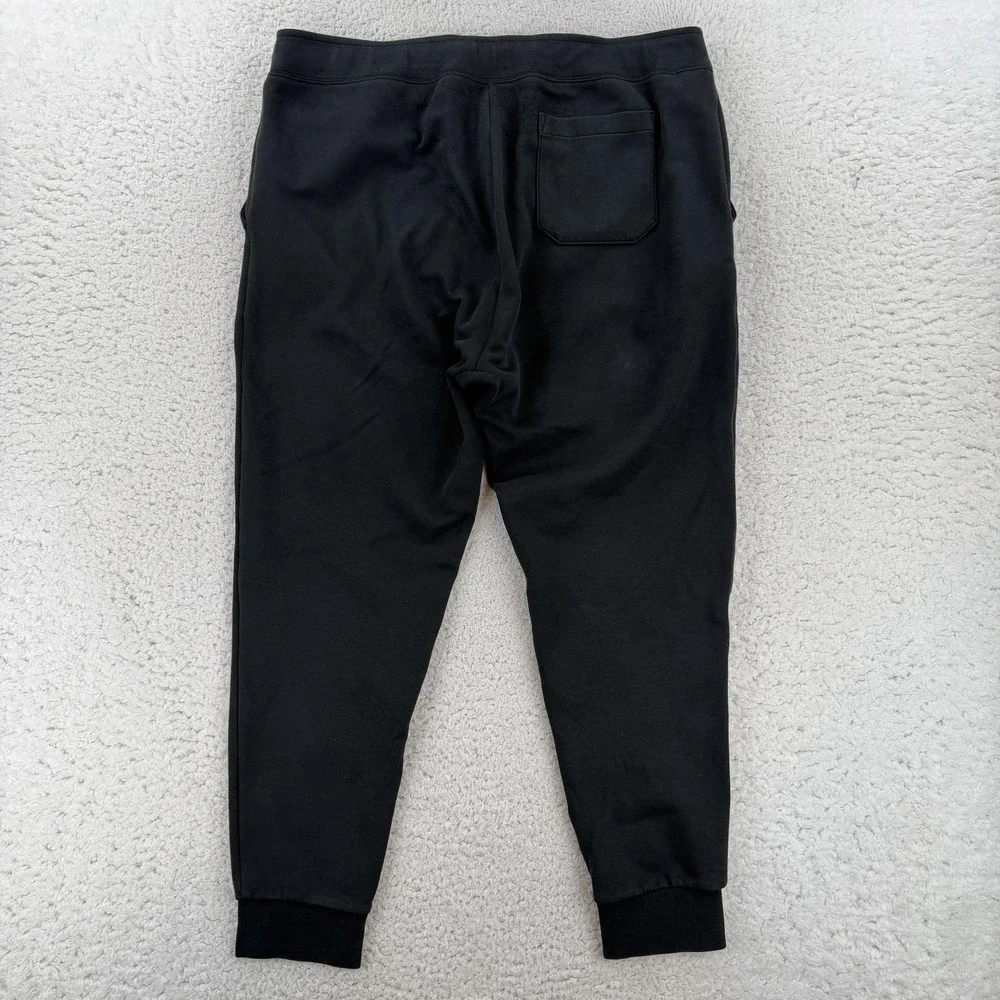 Polo Ralph Lauren Sweatpants Mens XXL Black Fleece Jogger Pants Elastic Waist